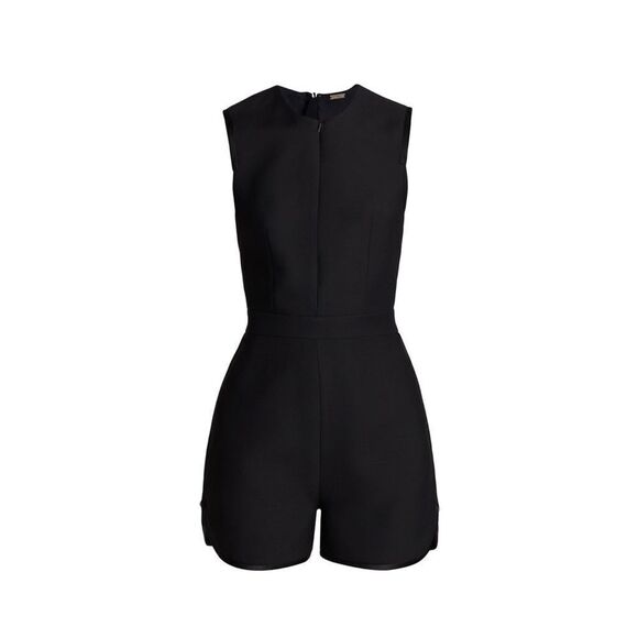 Adam Lippes Wool-Silk Sleeveless Romper size 6 - Picture 1 of 16